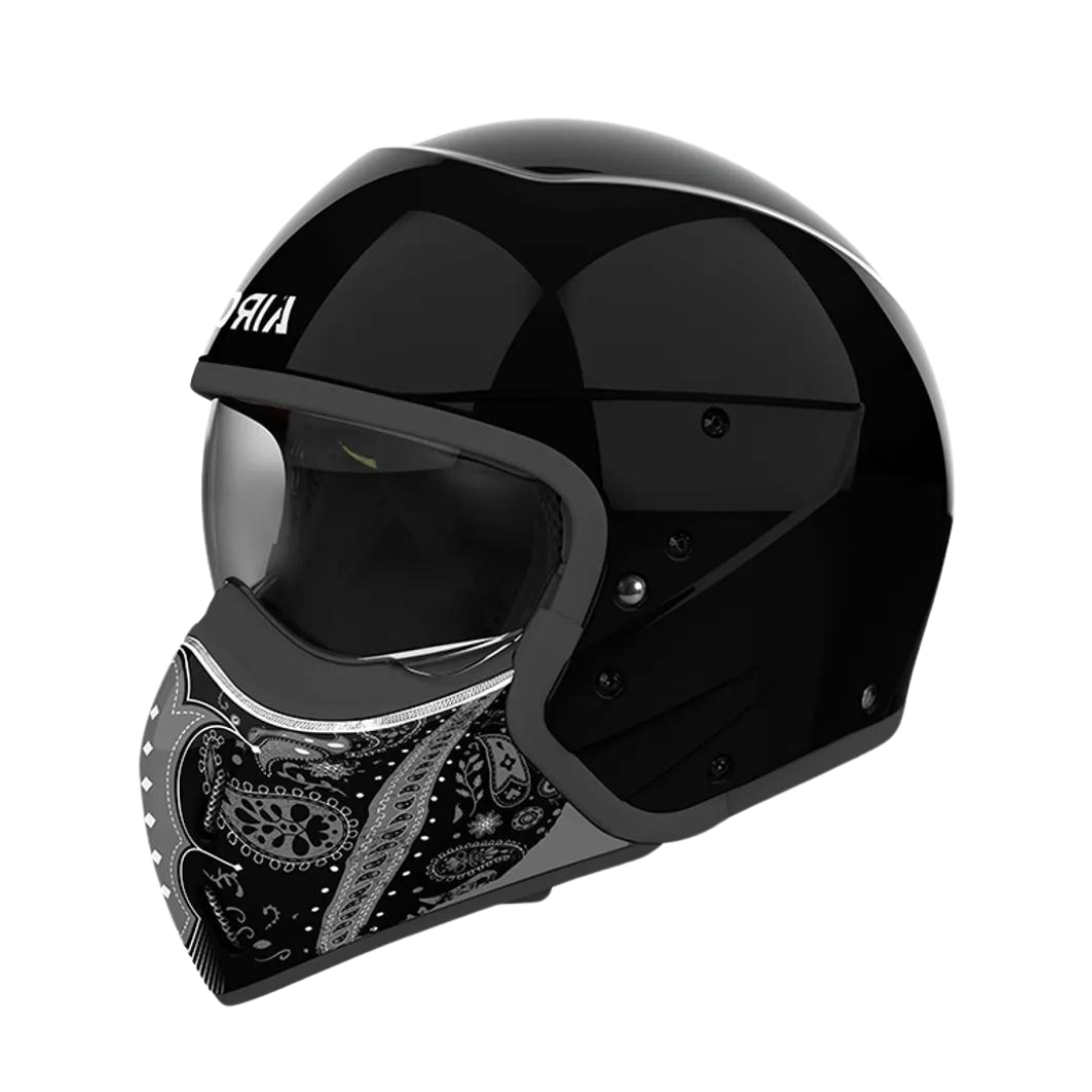 Airoh j110 Peasly Gloss Black