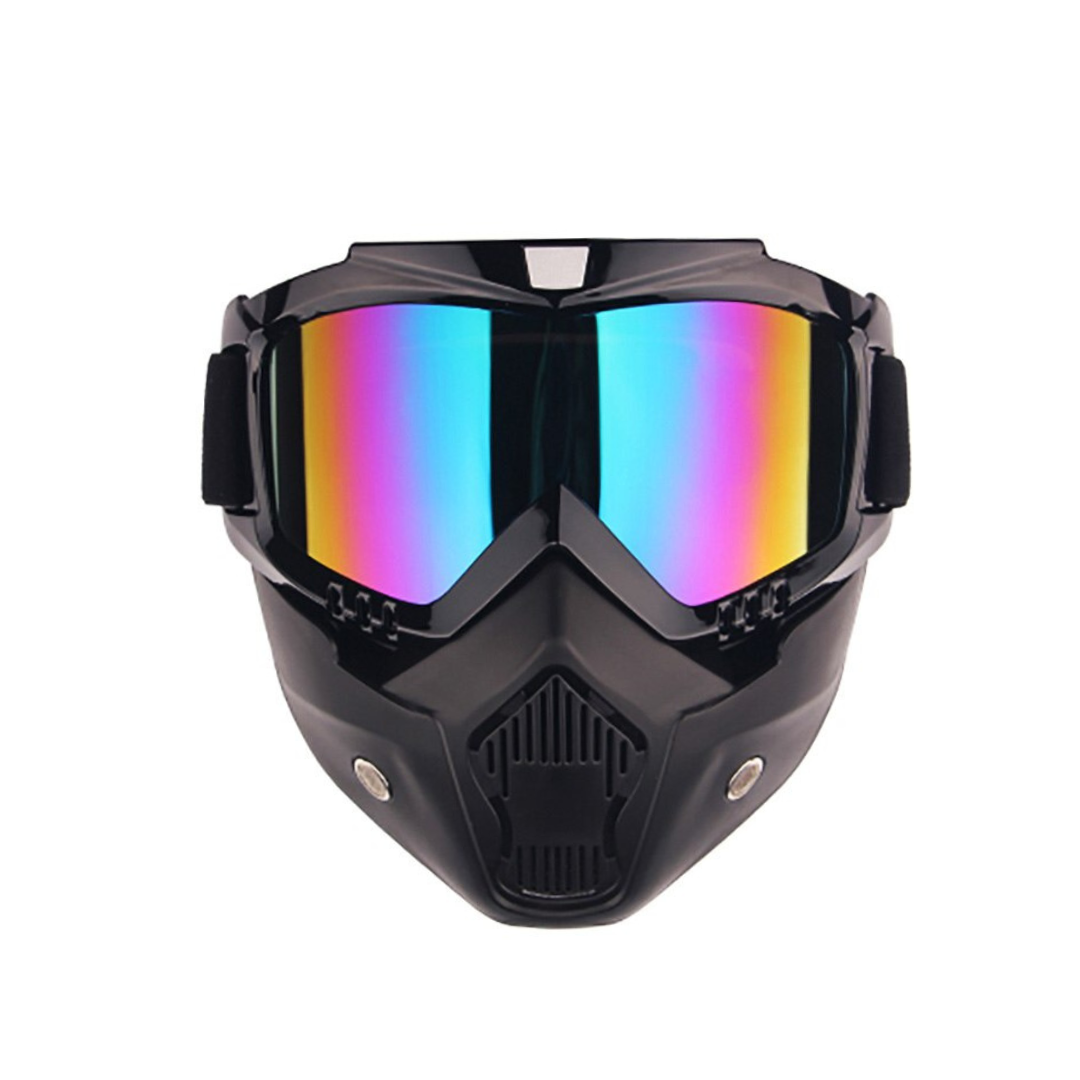 Mask con visiera rainbow