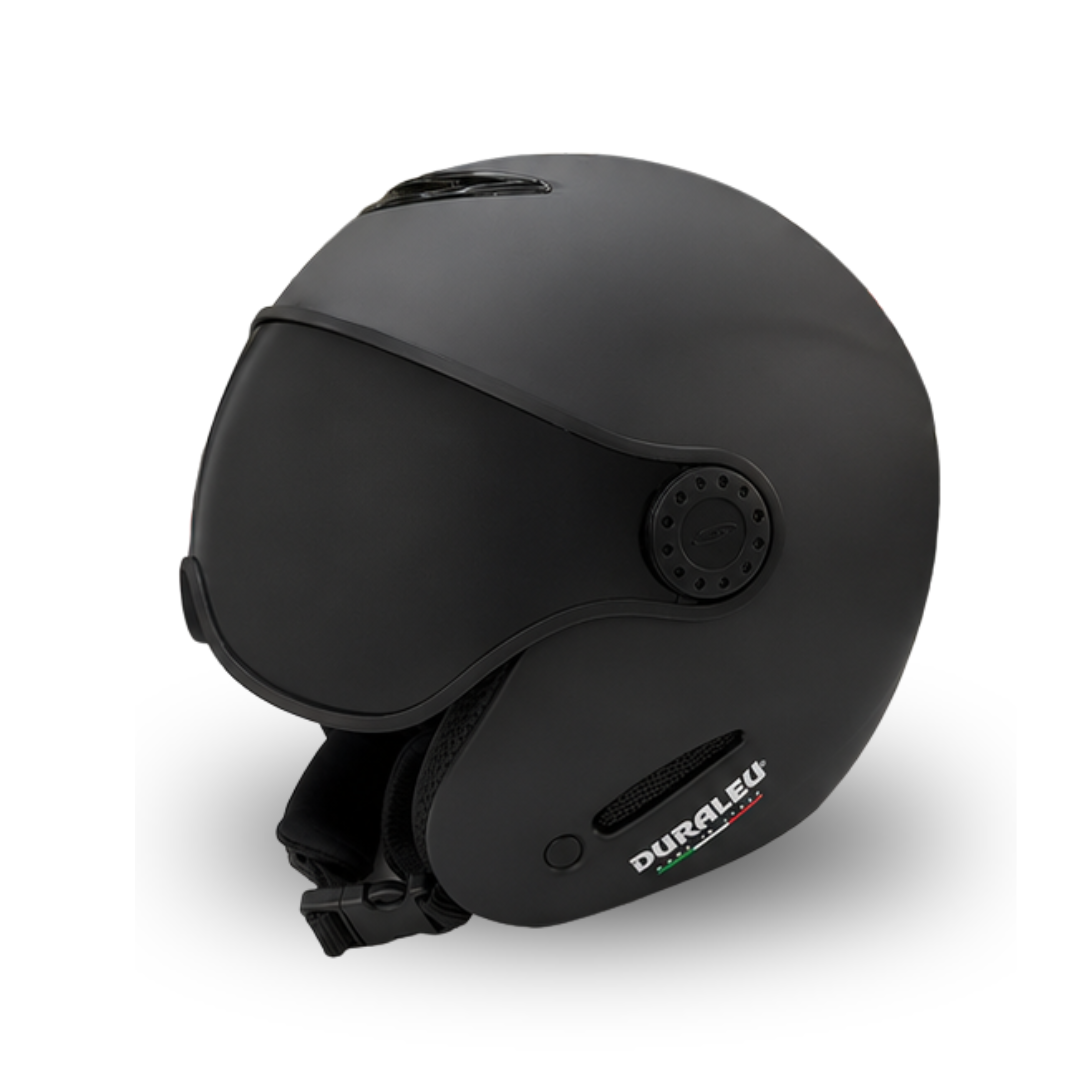 Casco Duraleu uso sportivo Matt black
