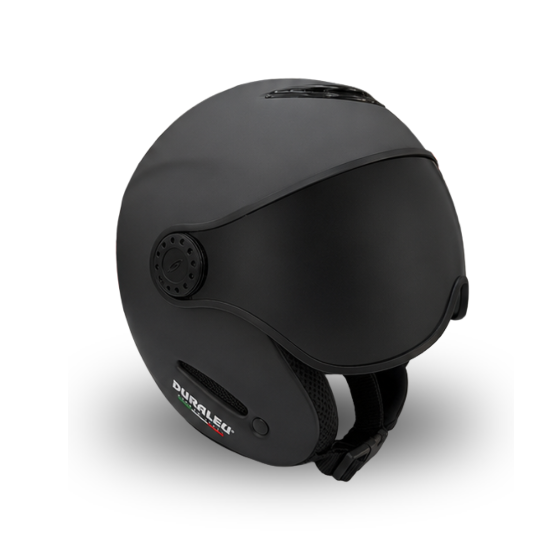 Casco Duraleu uso sportivo Matt black