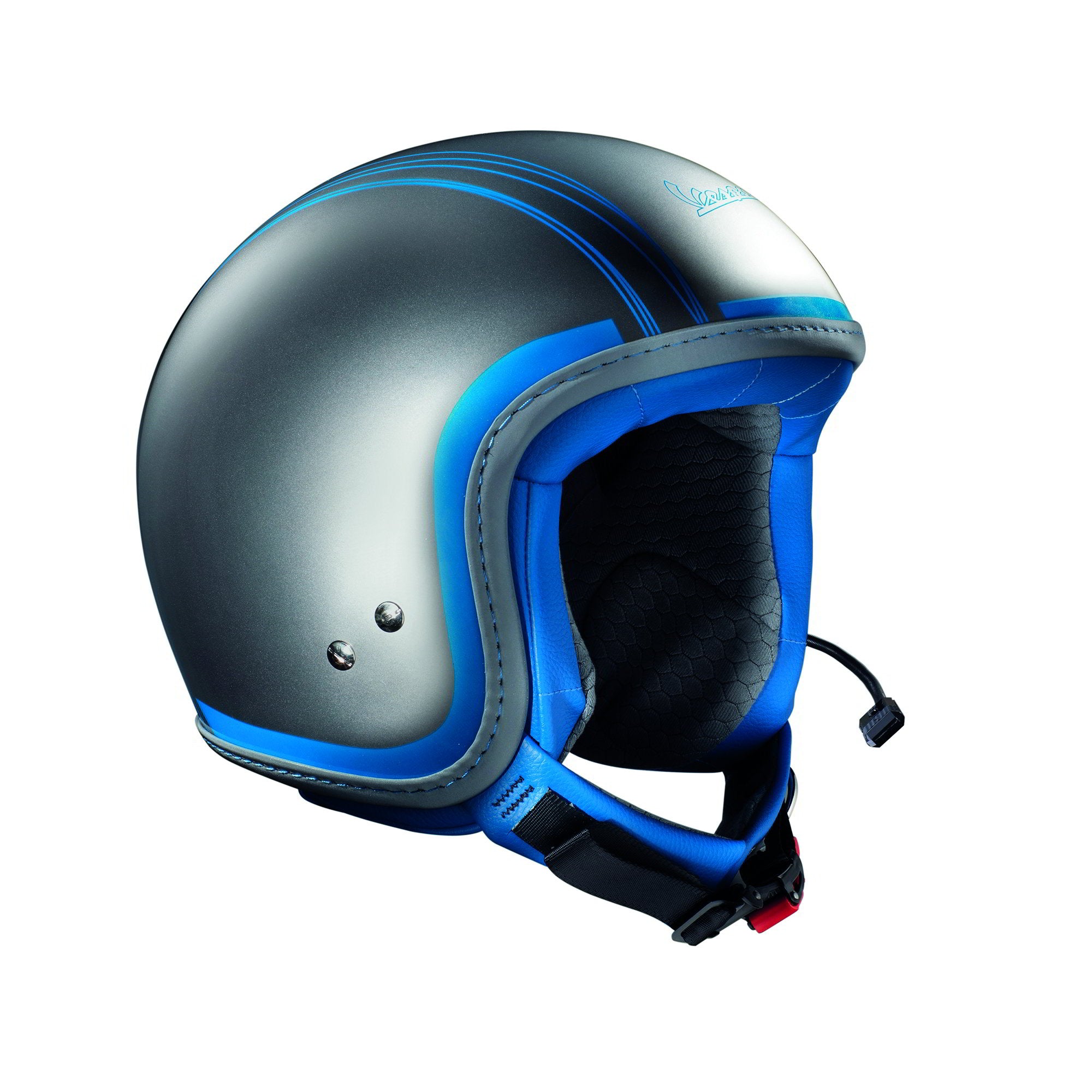 Vespa Cromo Elettrico Blu