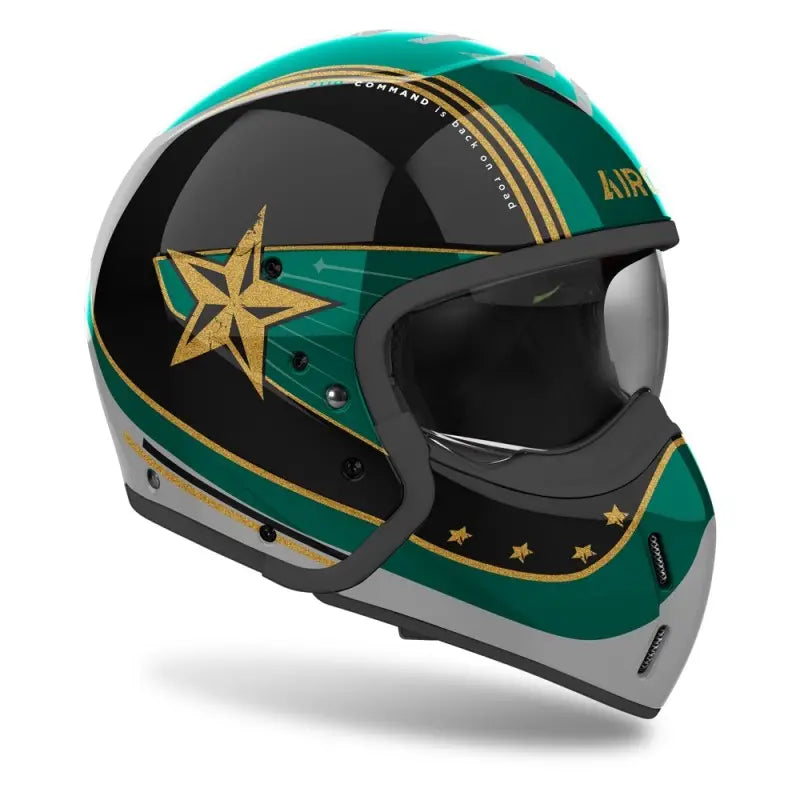 Airoh j110 Command Mint Green Gloss