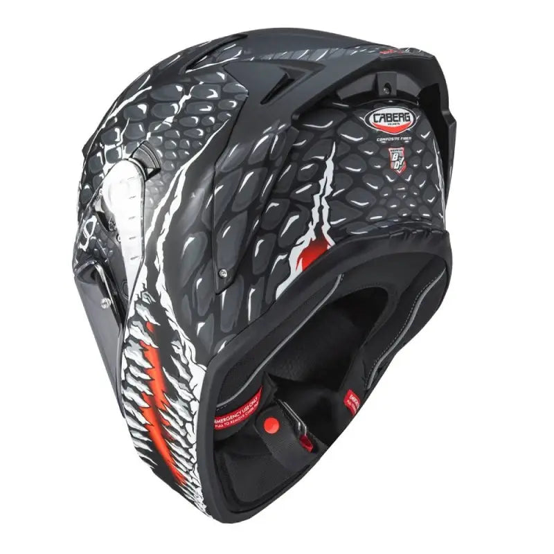 Caberg Drift Evo II Crok Nero Opaco Antracite Rosso