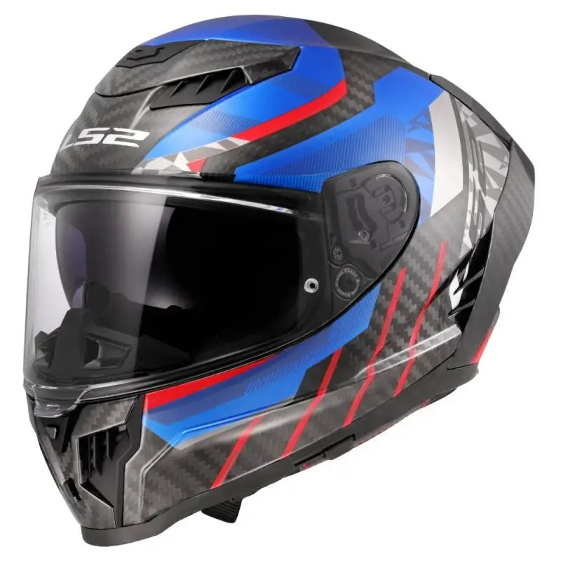 LS2 FF807 DRAGON TRAX BLUE RED