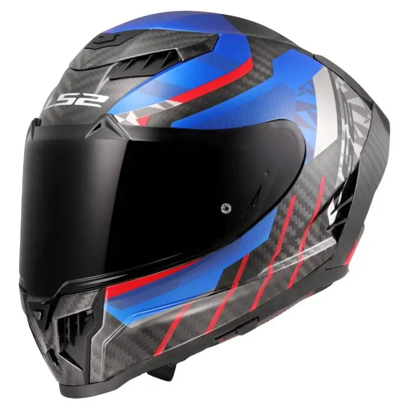 LS2 FF807 DRAGON TRAX BLUE RED