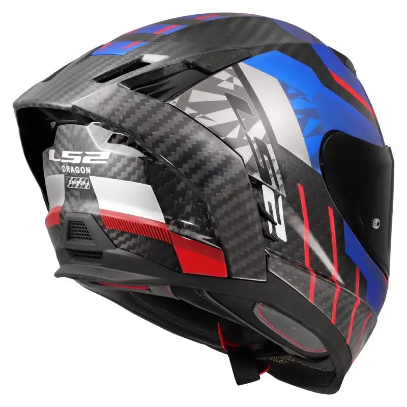 LS2 FF807 DRAGON TRAX BLUE RED
