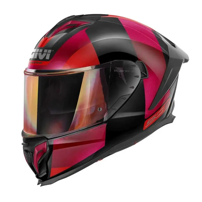 Givi 50.3 Vision Nero Bordeaux Rosso Lucido