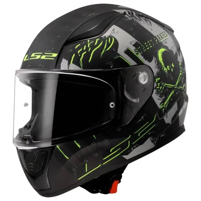 LS2 FF353 RAPID II PIRATES MATT TITANIUM