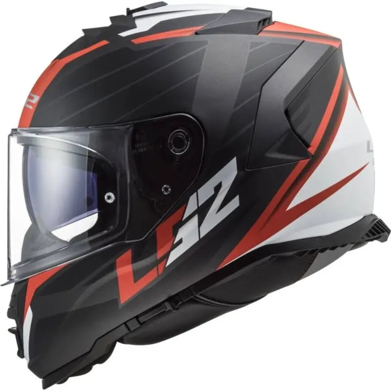 LS2 FF800 STORM II NERVE MATT BLACK RED