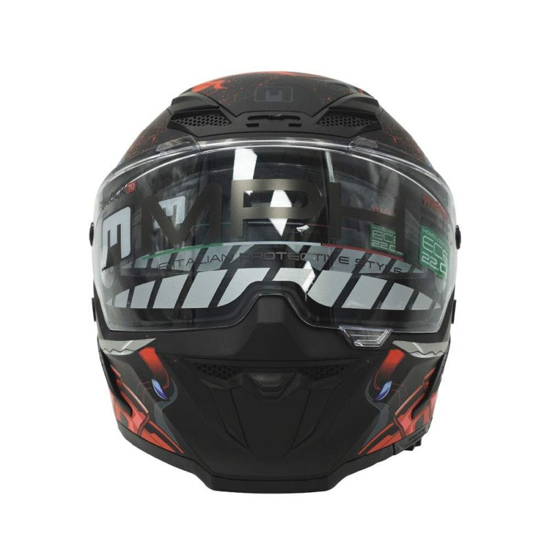MPH Blade Grafica Demone Nero Rosso