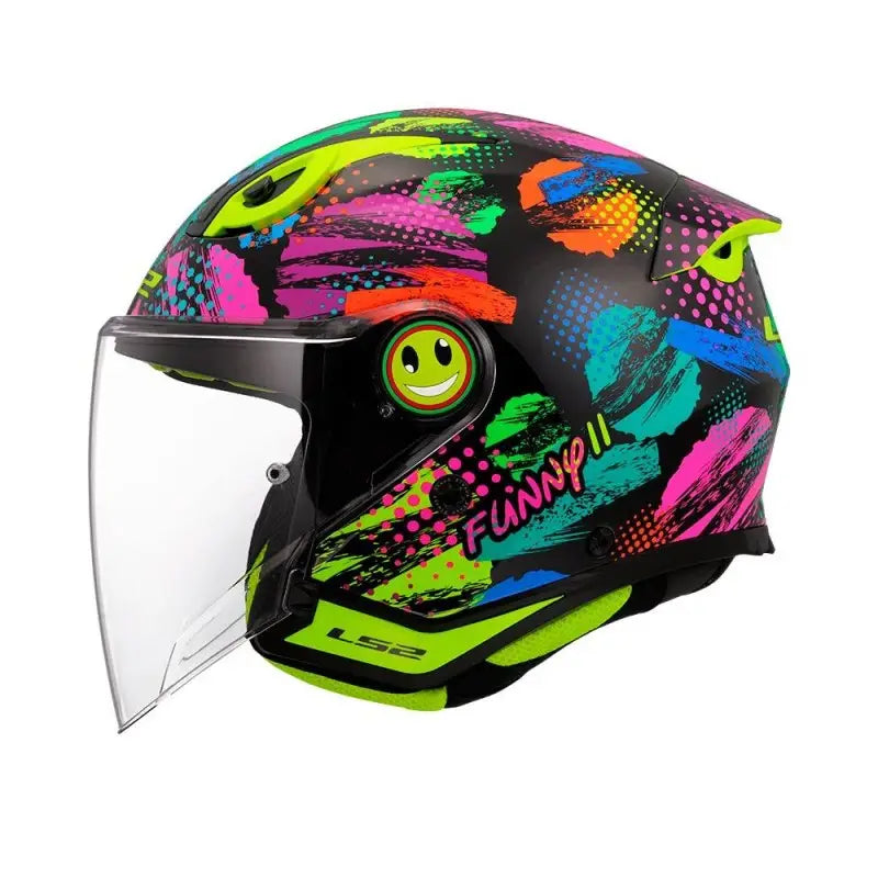 LS2 Bambino Funny II OF622 Funny Joy Black