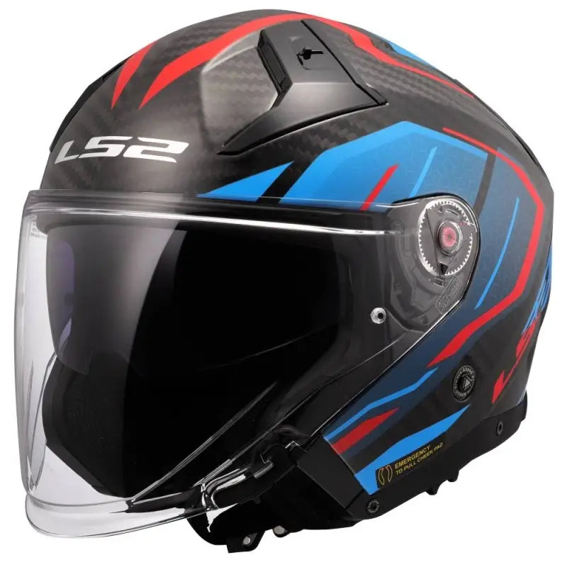 Ls2 OF603 Infinity II Carbon Urus Blu red