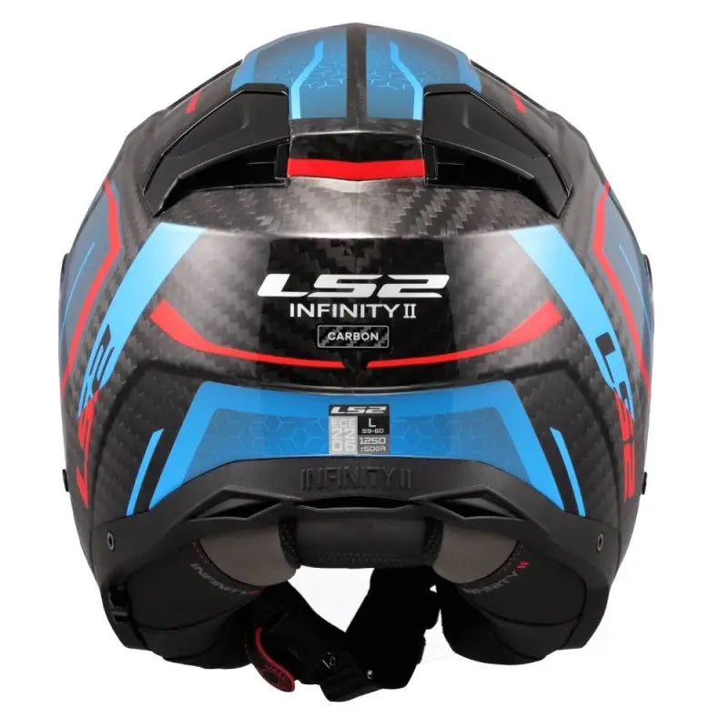 Ls2 OF603 Infinity II Carbon Urus Blu red