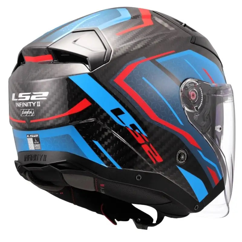Ls2 OF603 Infinity II Carbon Urus Blu red