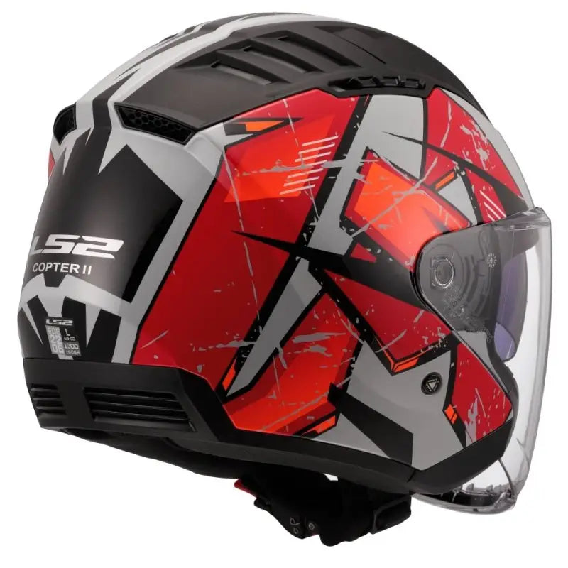Ls2 Copter II OF600 Kanji Light Grey