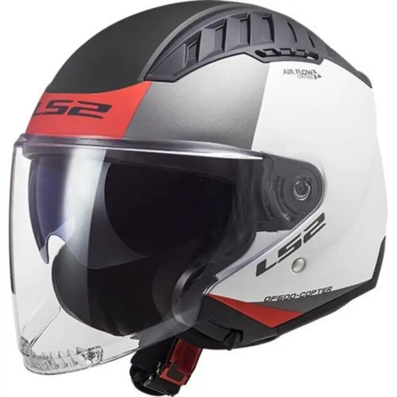 Ls2 Copter II OF600 Urbane matt white red