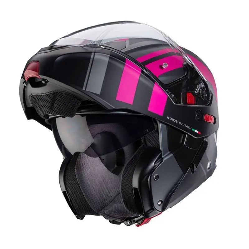 Caberg Horus X Road Antracite Opaco Fucsia Nero modulare