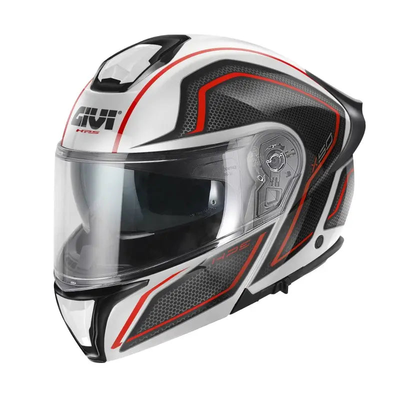 Givi Modulare Reversibile Givi X.50 Fiber Graphic Hologram white black red