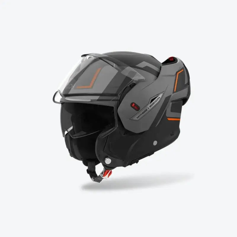 Airoh Mathisse II Modulare P/J Reversibile Genius Orange Matt