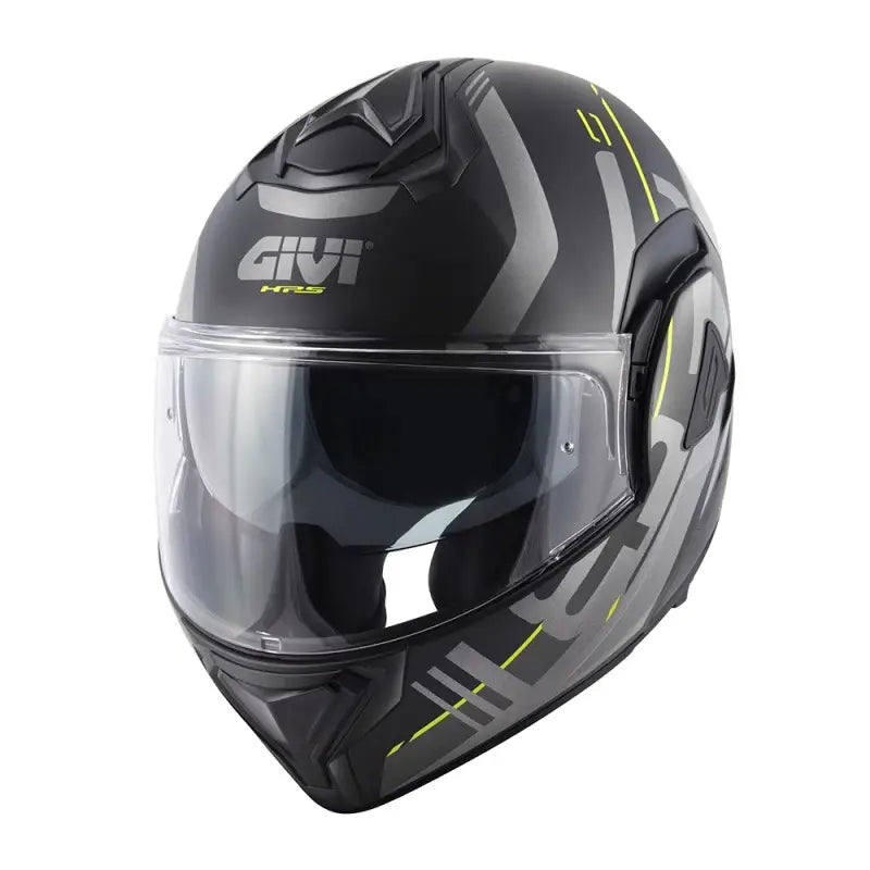 Givi Modulare Reversibile Givi X.30 Pulsar Nero Titanio Giallo Fluo