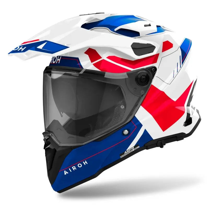Airoh Commander 2 Reveal blue red gloss