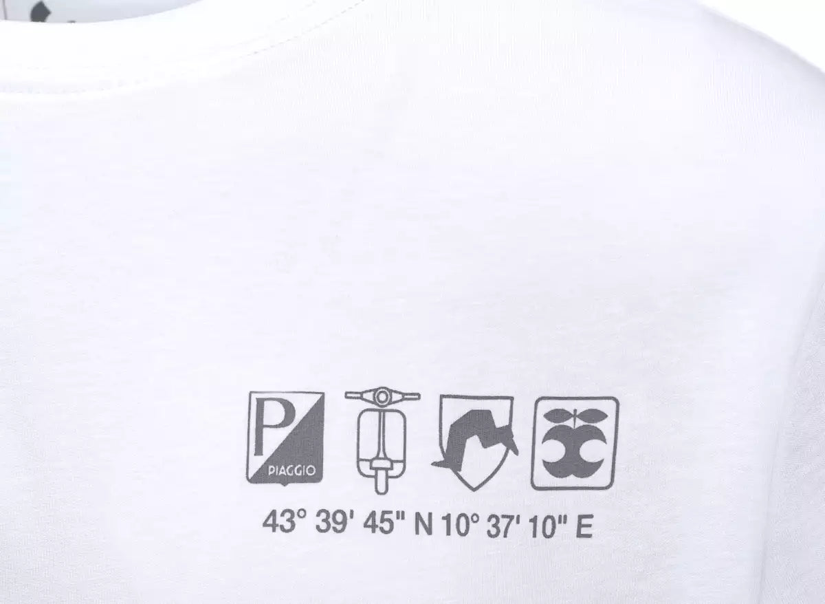 Vespa T-shirt Holy white DEC collection 8L0037M0