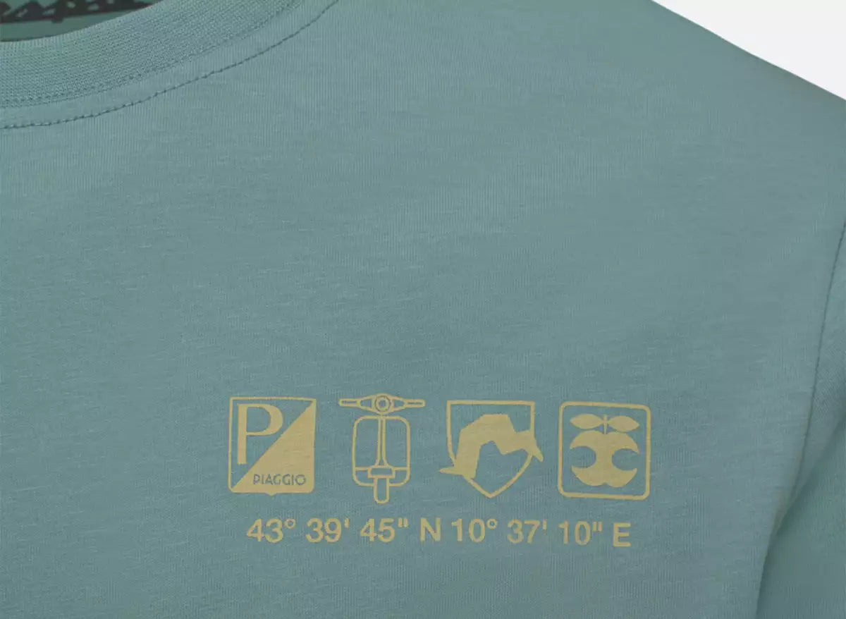 T-shirt Vespa Collezione Origin green DEC 8L0037M0