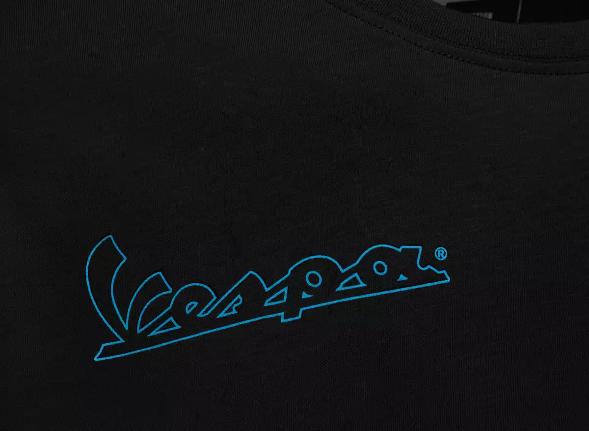 Maglietta Vespa collezione DEC nera 8L0037M01BLK