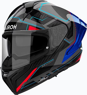 Airoh Matryx Rocket Blue/Red Gloss