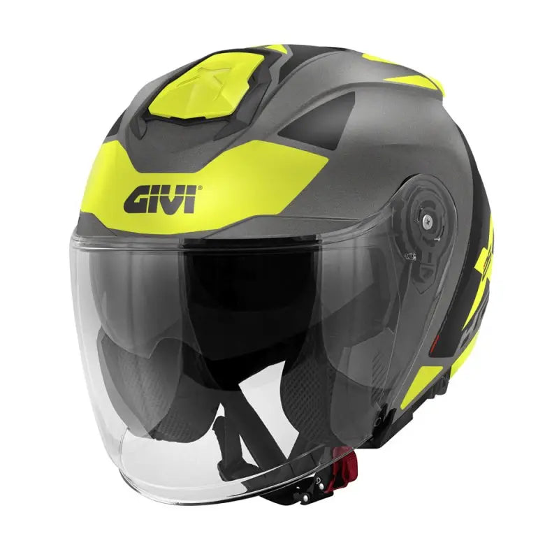 Givi Jet X25 Target Titanio Opaco Nero Giallo