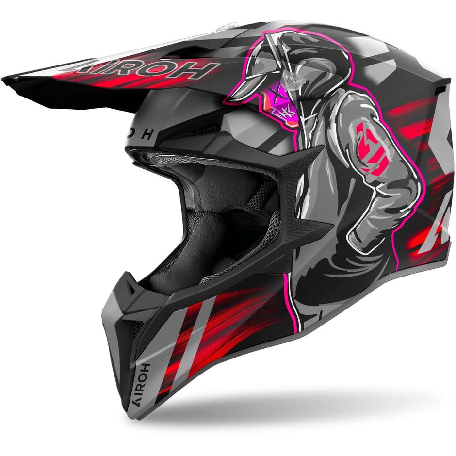 AIROH wraap Cyber Red Matt