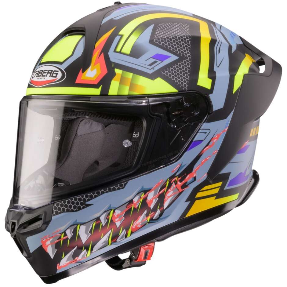 Caberg ROXTER hunter matt black grey yellow fluo