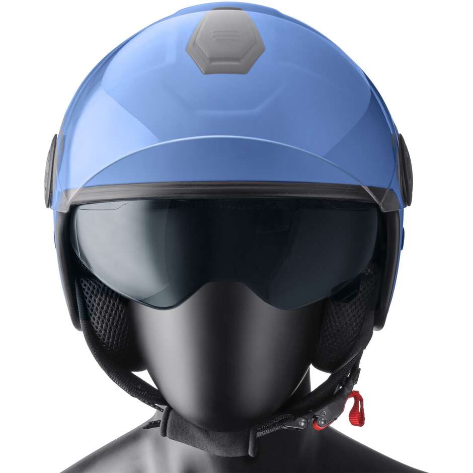 Casco Moto Jet Gms Gelato Mirtillo