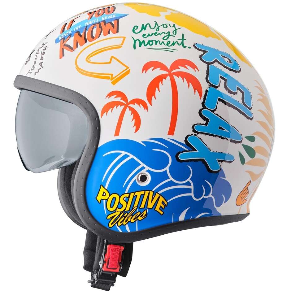 GMS Ride & Surf bianco giallo blu con vibrazioni estive