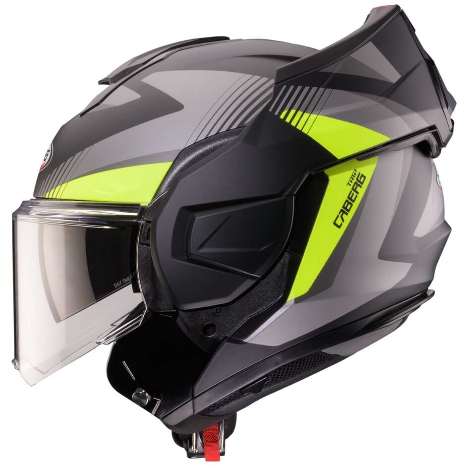 Caberg TRIP P/J Lunar matt black grey yellow fluo
