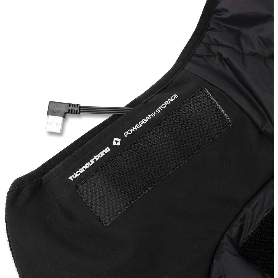 Pettorina Riscaldante Moto Tucano Urbano BIBWARM Nero