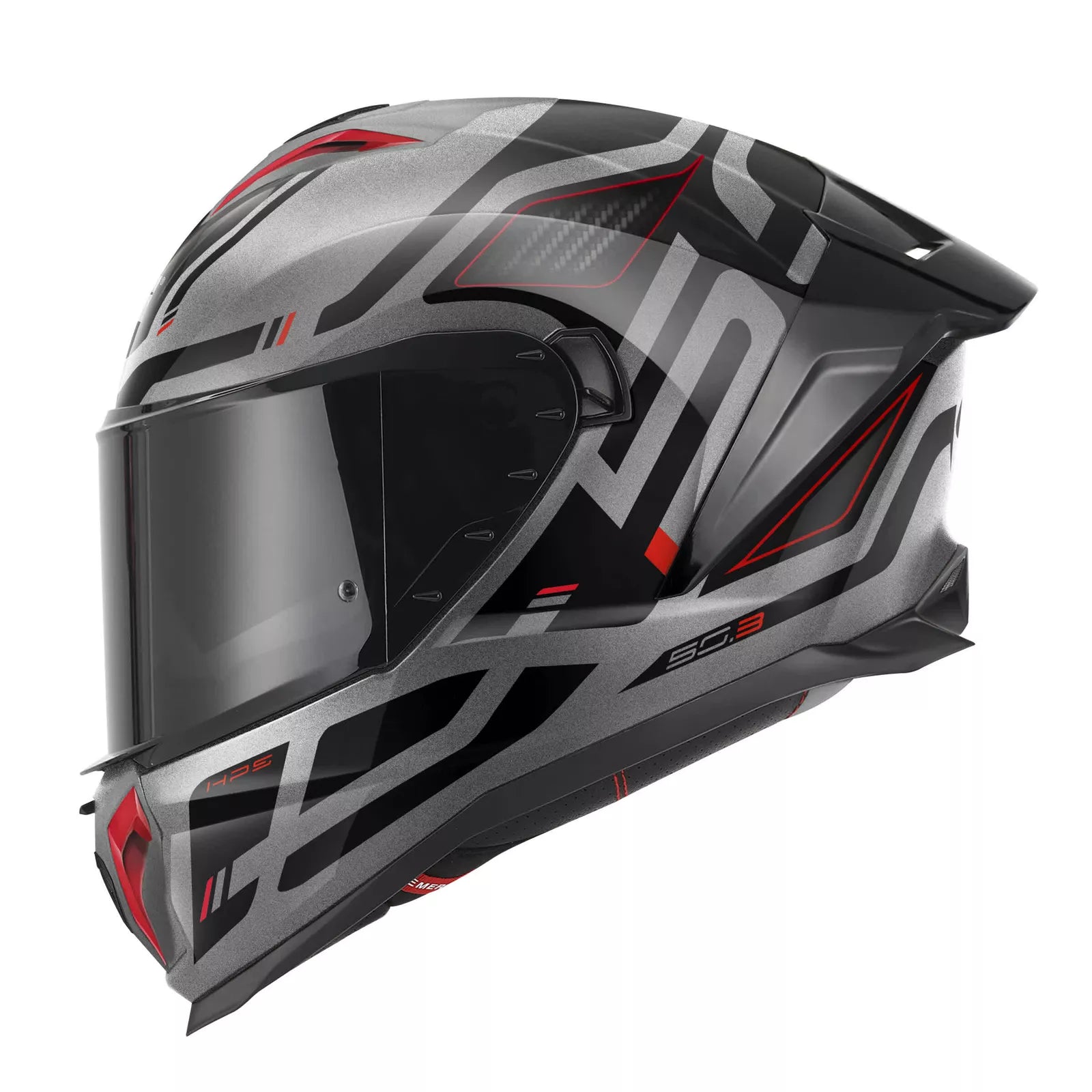 Givi 50.3 Quasar Titanio Rosso Nero