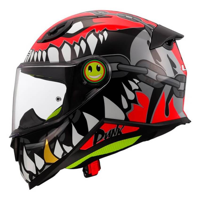 LS2 FF812 Kid Punk Grey Red