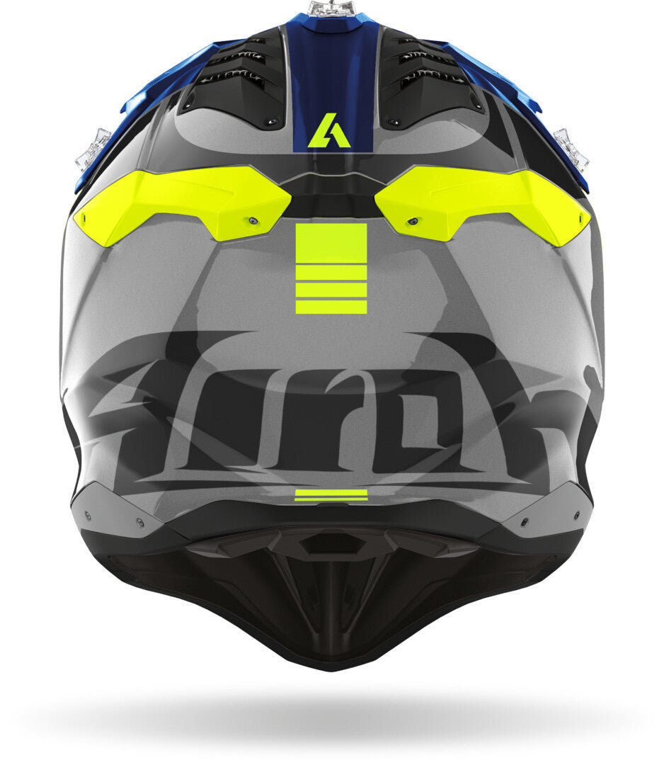 AIROH Aviator 3 Push Blue Gloss