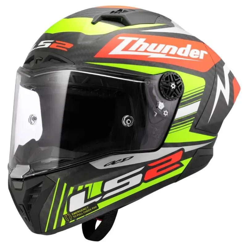 LS2 FF805 Thunder Gp Aero Replica Black
