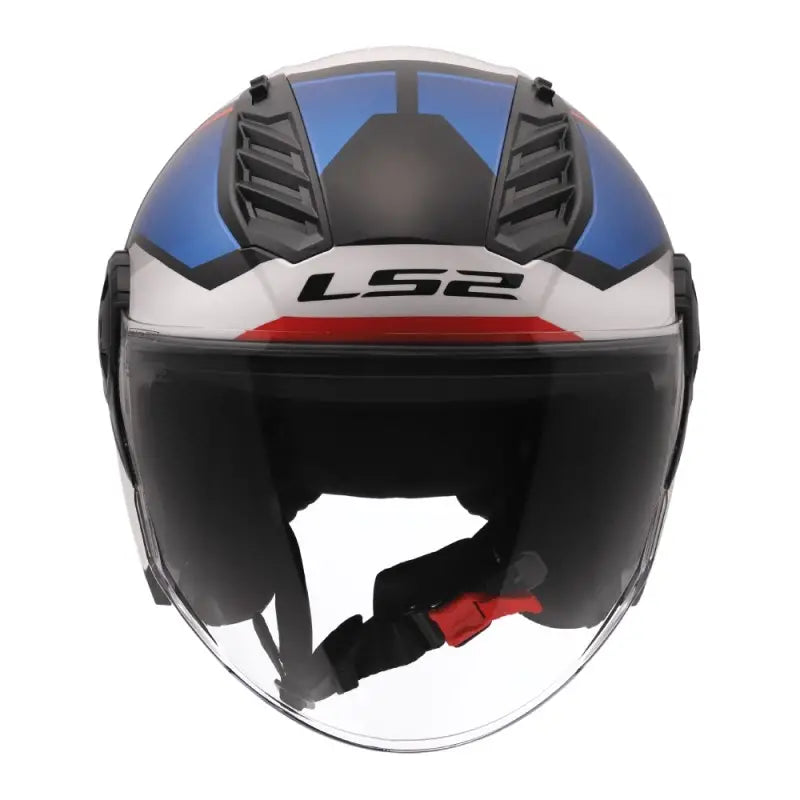 LS2 AirFlow 2-II OF616 Solar White Blu Red