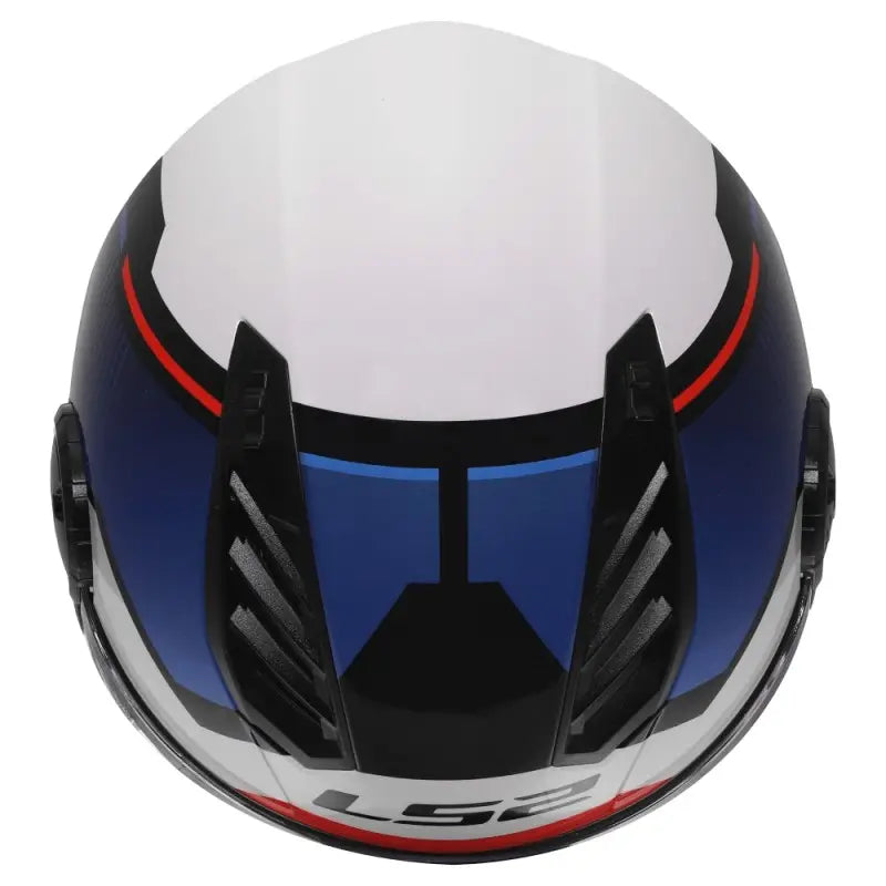 LS2 AirFlow 2-II OF616 Solar White Blu Red