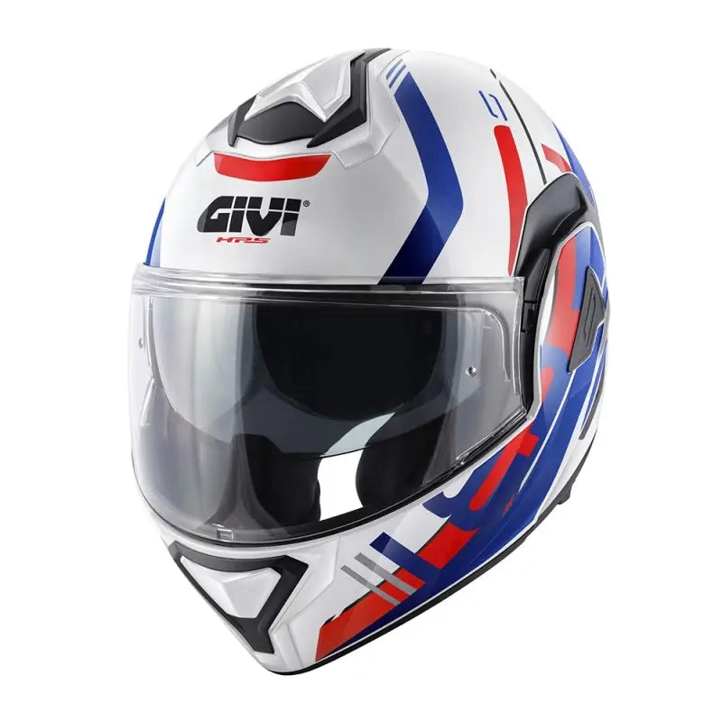 Givi Modulare Reversibile Givi X.30 Pulsar Bianco Blu rosso lucido