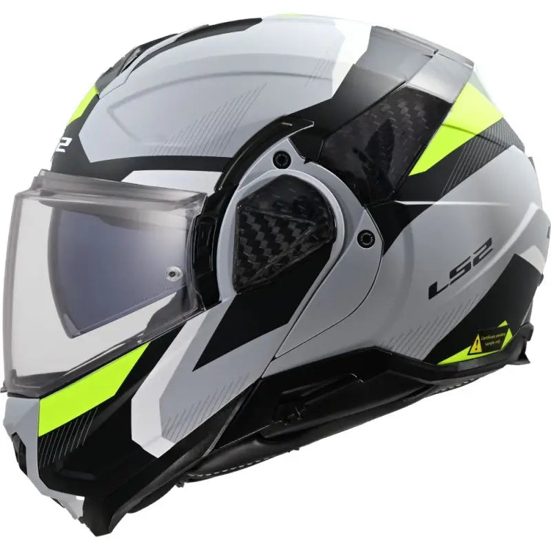 Ls2 FF910 Advant II Triple Light Grey H-V Yellow