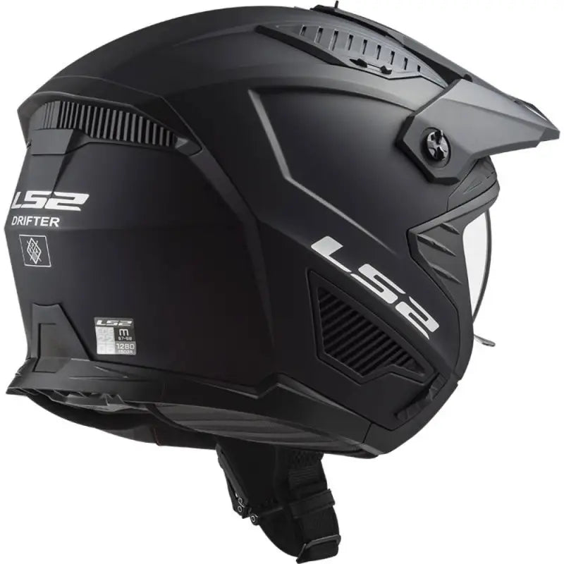 Ls2 OF606 Drifter Solid Matt Black