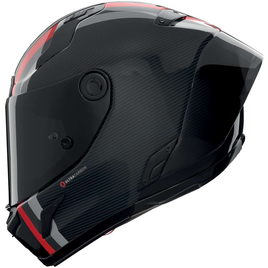 Nolan X-804 RS GEMINI 364 Carbonio Nero Rosso Antracite Lucido