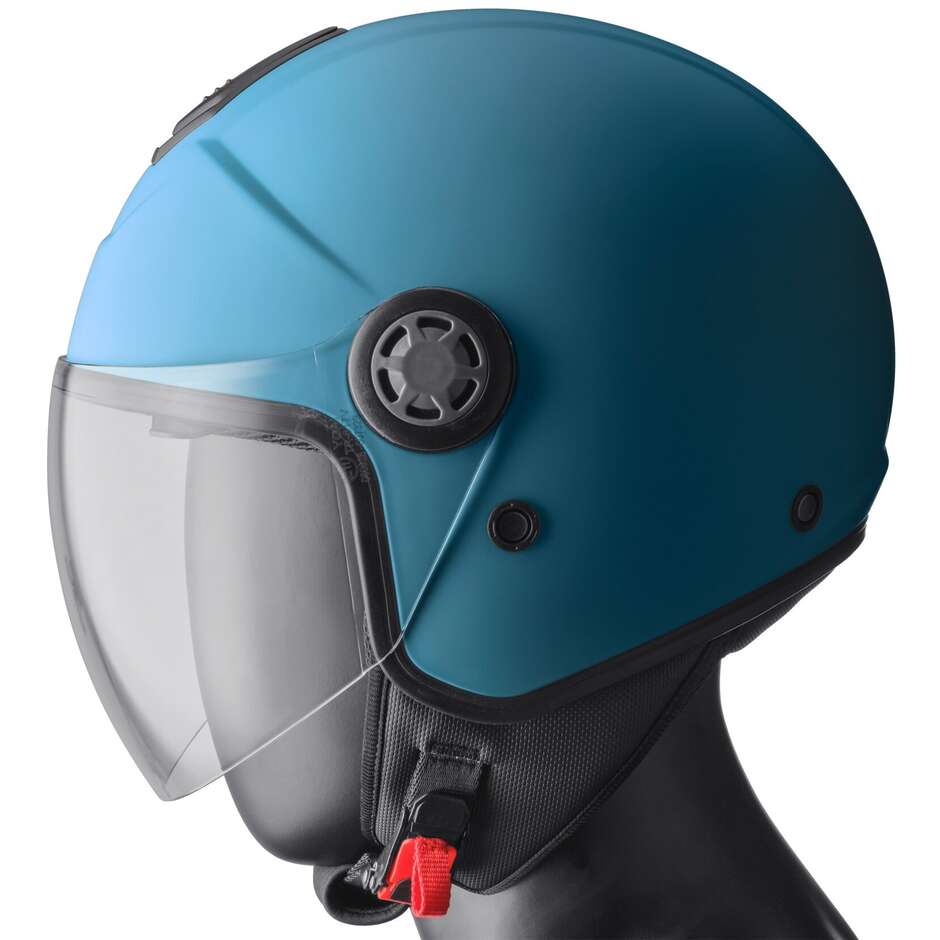 Casco Moto Jet Gms Gelato Mirtillo