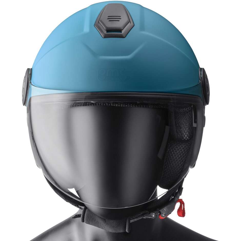 Casco Moto Jet Gms Gelato Mirtillo