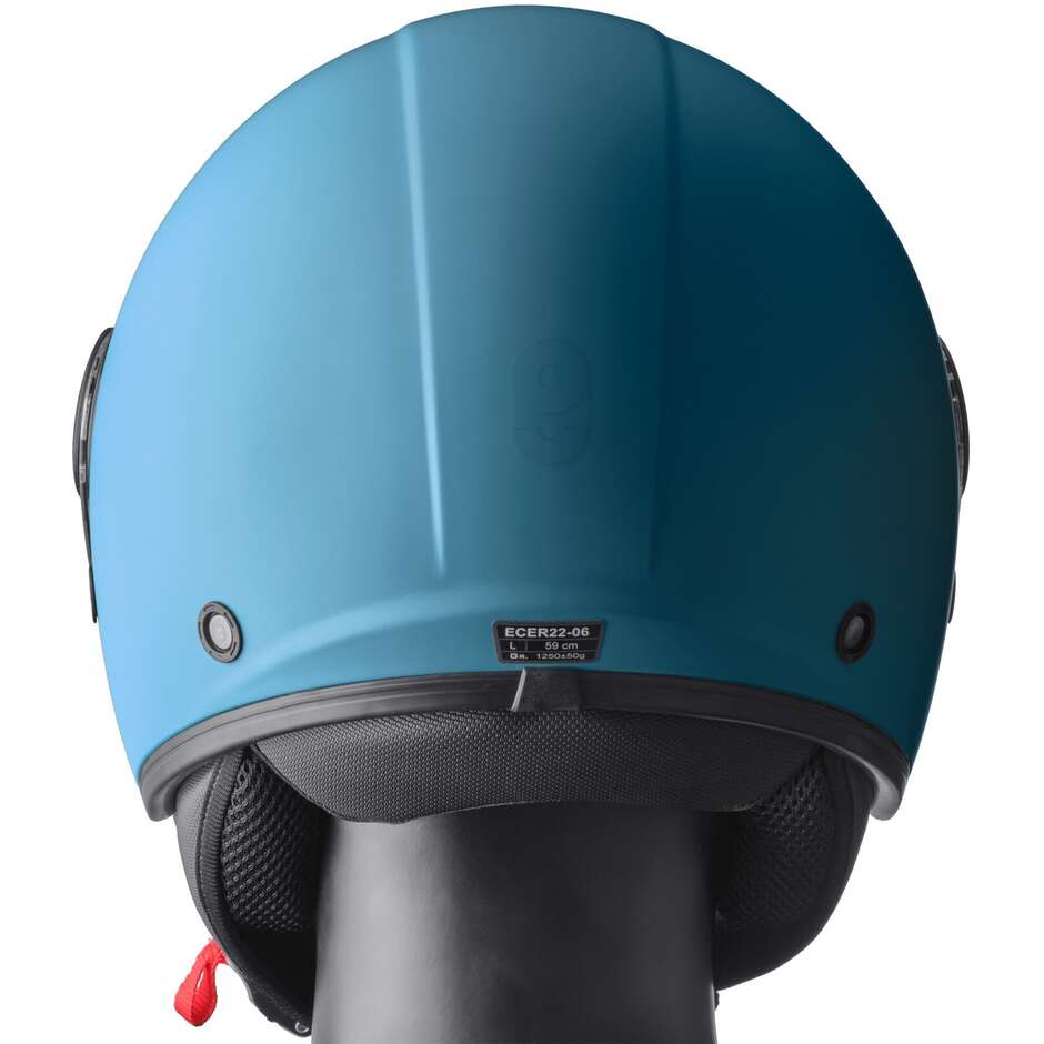 Casco Moto Jet Gms Gelato Mirtillo