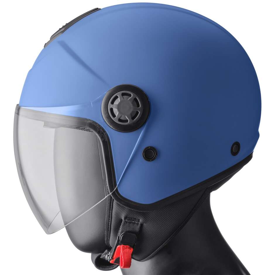 Casco Moto Jet Gms Gelato Mirtillo